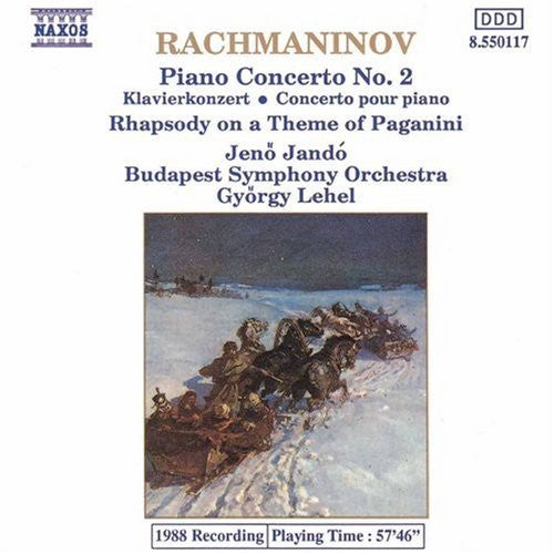 Rachmaninov: Piano Concerto No. 2, Paganini Rhapsody / Jandó
