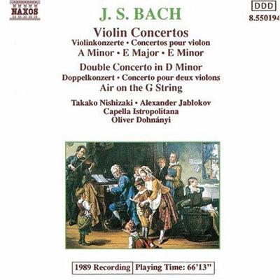 Bach J.s.: Violin Concertos Bwv 1041-43