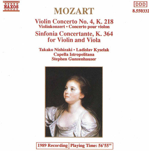 Mozart: Violin Concerto No. 4 - Sinfonia Concertante