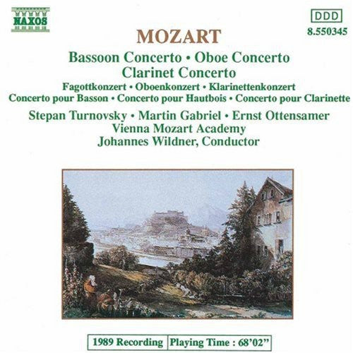 Mozart: Bassoon Concert, Oboe Concerto, Clarinet Concerto
