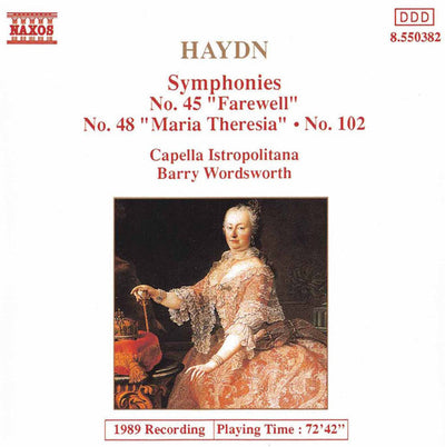 Haydn: Symphonies No 45, 48 And 102 / Capella Istropolitana