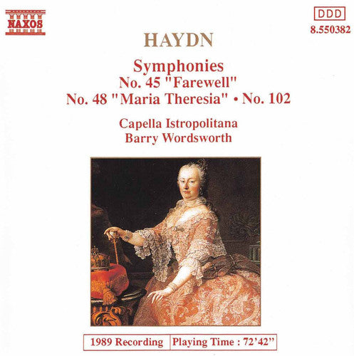 Haydn: Symphonies No 45, 48 And 102 / Capella Istropolitana