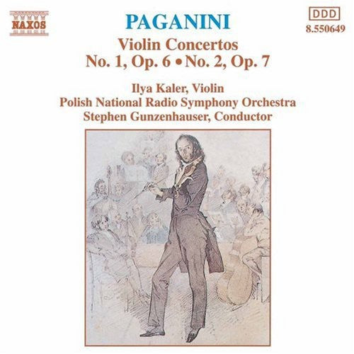 Paganini: Violin Concertos No 1 & 2 / Kaler, Gunzenhauser