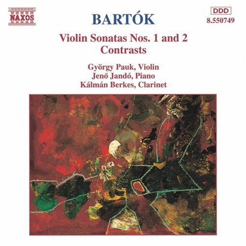 Bartók: Violin Sonatas 1 & 2, Contrasts / Pauk, Jandó