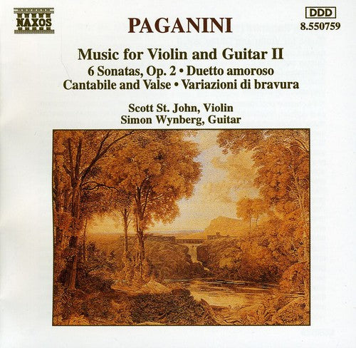 Paganini: Music For Violin And Guitar 2 / St. John, Wynberg