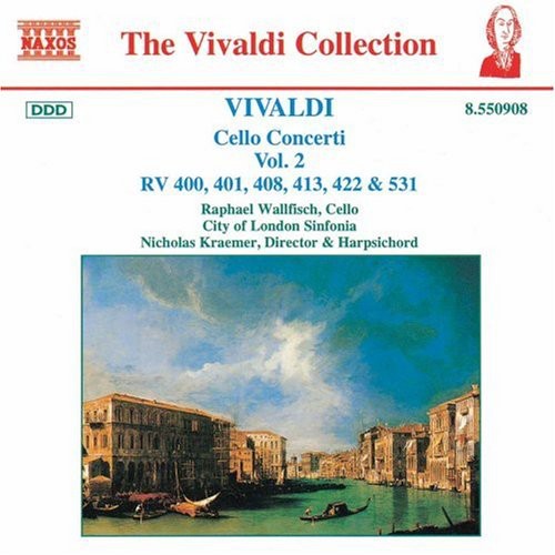 Vivaldi: Cello Concerti Vol 2 / Wallfisch, Kraemer