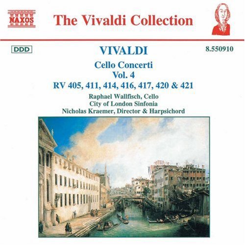 Vivaldi: Cello Concerti Vol 4 / Wallfisch, Kraemer