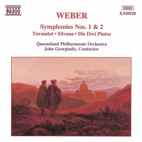 Weber: Symphonies No 1 & 2, Etc / Georgiadis, Queensland Po