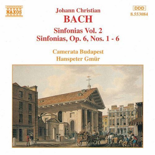 J. C. Bach: Sinfonias Vol 2 / Gmür, Camerata Budapest