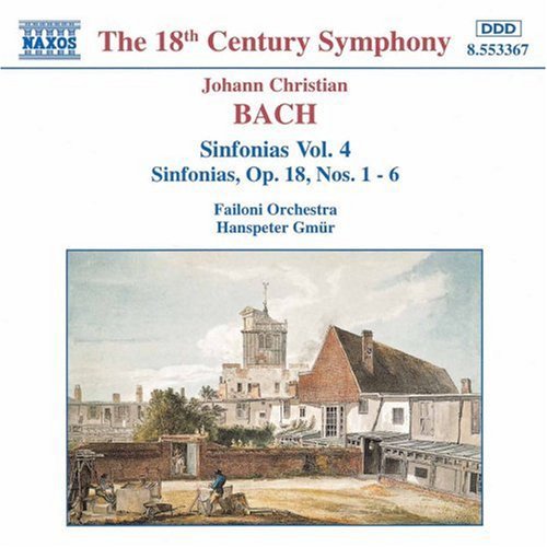 J.c. Bach: Sinfonias Vol 4 / Gmür, Failoni Orchestra