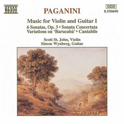 Paganini: Music For Violin & Guitar Vol 1 / St John, Wynberg