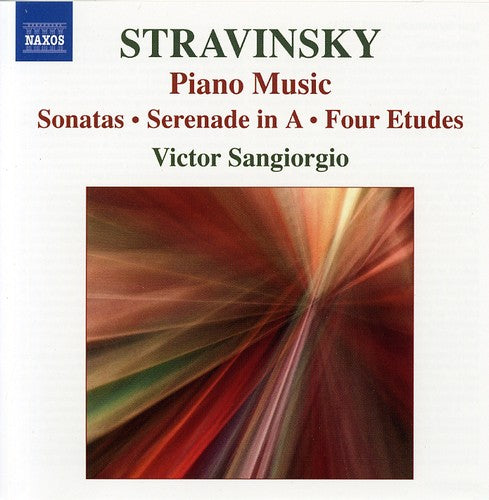 Stravinsky: Piano Music - Sonatas, Serenade, Etudes & Dances / Sangiorgio