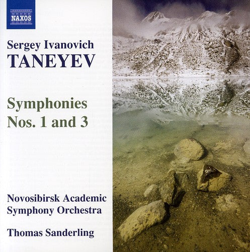 Taneyev: Symphonies No 1 And 3 / Sanderling, Novosibirsk So