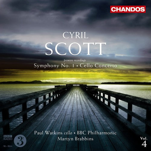 Scott: Concerto For Cello, Symphony No 1 / Watkins, Brabbins