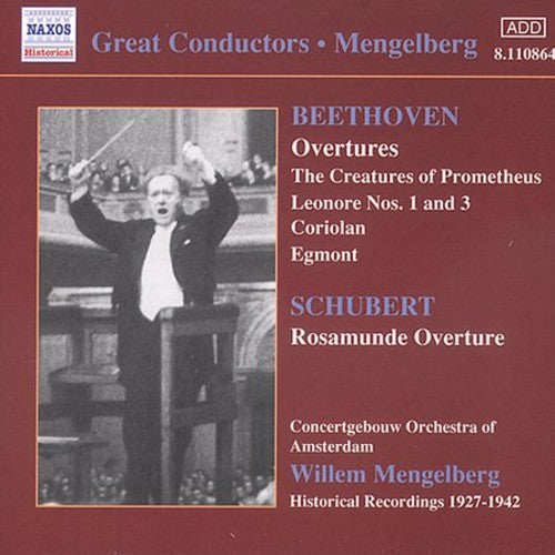 BEETHOVEN / SCHUBERT: Overtures (Mengelberg) (1927-1942)