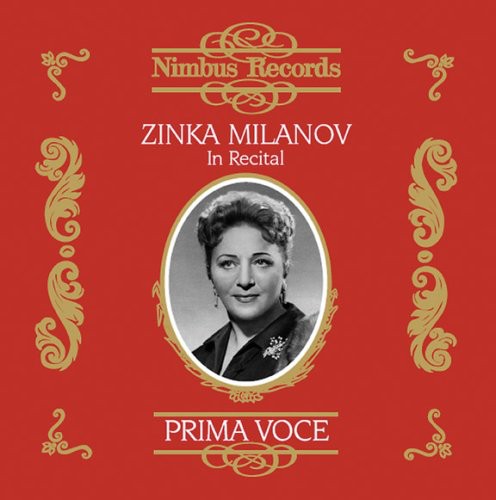 Prima Voce - Zinka Milanov In Recital - Schumann, Brahms, Etc