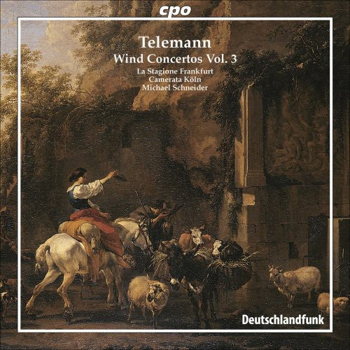 Telemann: Wind Concertos Vol 3 / Schneider, Cologne Camerata, La Stagione Frankfurt