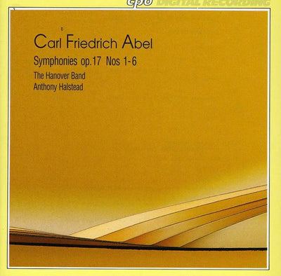 Abel: Symphonies Op 17 / Halstead, Hanover Band
