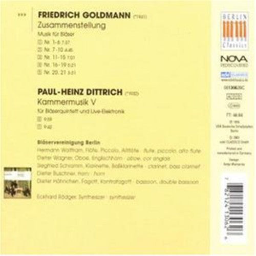 Goldmann, F.: Zusammenstellung / Dittrich, P.-H.: Kammermusi