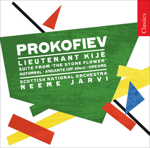 Prokofiev: Dreams, Autumnal Sketch, Lieutenant Kijé Suite, Etc / Neeme Järvi, Scottish NO
