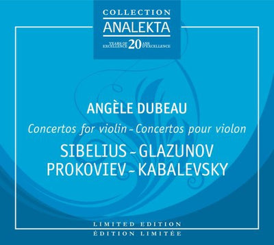 Concertos (Violin) - SIBELIUS, J. / GLAZUNOV, A. / PROKOFIEV