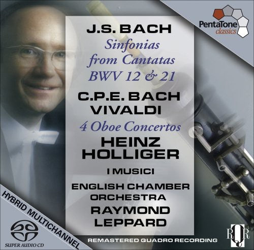 J.S. Bach: Sinfonias; C.P.E. Bach, Vivaldi / Leppard, Holliger