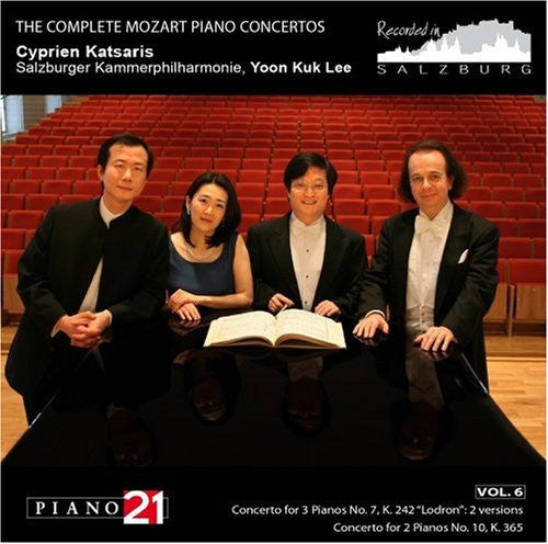 Mozart: Piano Concertos Vol 6 / Cyprien Katsaris, Yoon Kuk Lee