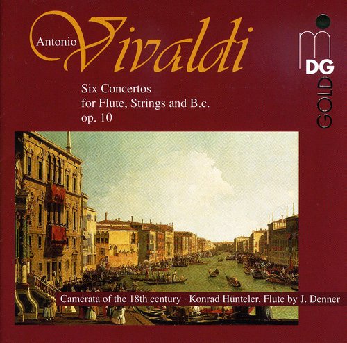 Vivaldi: Six Flute Concertos Opus 10 / Konrad Hunteler, Et Al