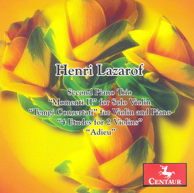 Lazarof, H.: Piano Trio No. 2. / Momenti Ii / Tempi Concerta