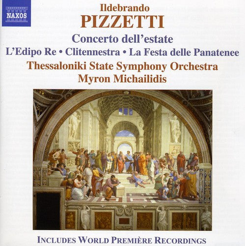 Pizzetti: Concerto Dell'estate, La Festa Delle Panatenee, Preludii / Michailidis, Thessaloniki State SO