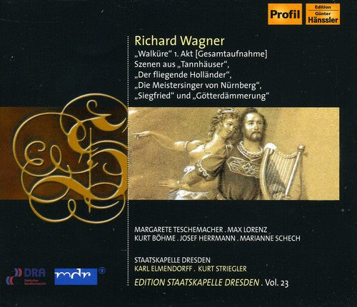 Edition Staatskapelle Dresden - Wagner: Opera Highlights / Elmendorff, Striegler, Schech, Lorenz, Et Al