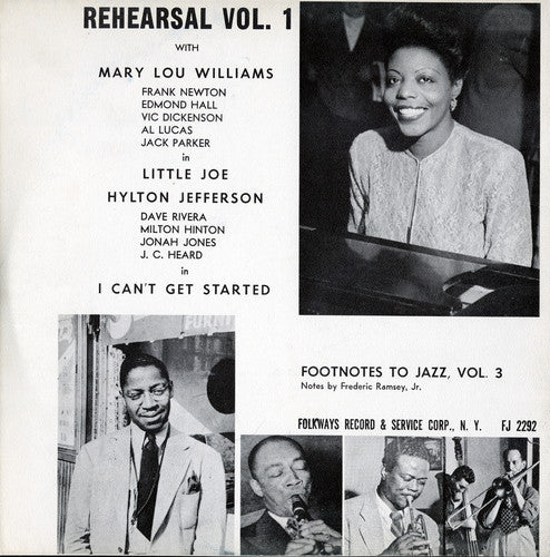 FOOTNOTES TO JAZZ VOL. 3: JAZZ REHEARSAL I