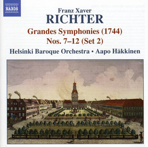 Franz Xaver Richter: Grandes Symphonies, Set 2 No 7-12 / Aapo Hakkinen, Helsinki Baroque Orchestra