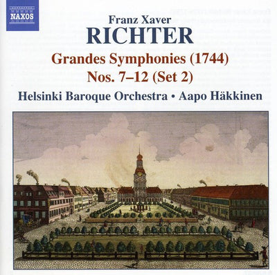 Franz Xaver Richter: Grandes Symphonies, Set 2 No 7-12 / Aapo Hakkinen, Helsinki Baroque Orchestra