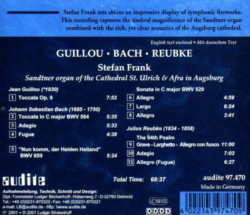 GUILLOU - BACH - REUBKE