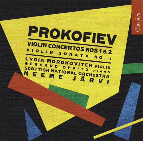 Prokofiev: Violin Concertos No 1 & 2, Violin Sonata No 1 / Mordkovitch, Oppitz, Jarvi, Scottish NO