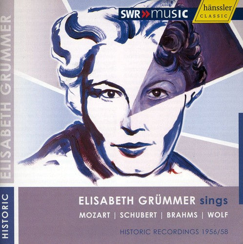 Vocal Recital: Grummer, Elisabeth - MOZART, W.A. / SCHUBERT,