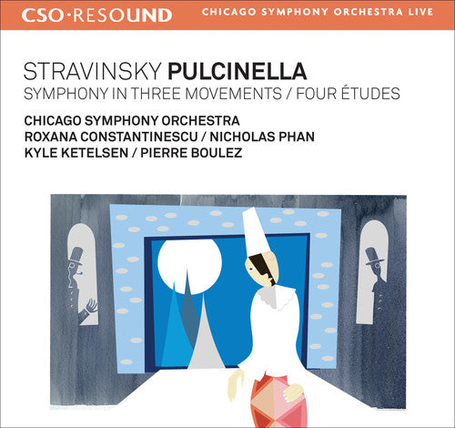 Stravinsky: Pulcinella, Symphony, Etudes / Boulez, Chicago SO