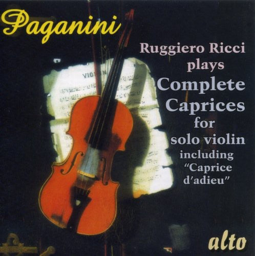 Ruggiero Ricci plays Paganini Complete Caprices for solo vio