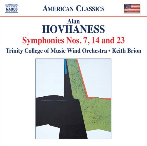 Hovhaness: Symphonies No 7, 14, 23 / Brion, Trinity College Wind Orchestra