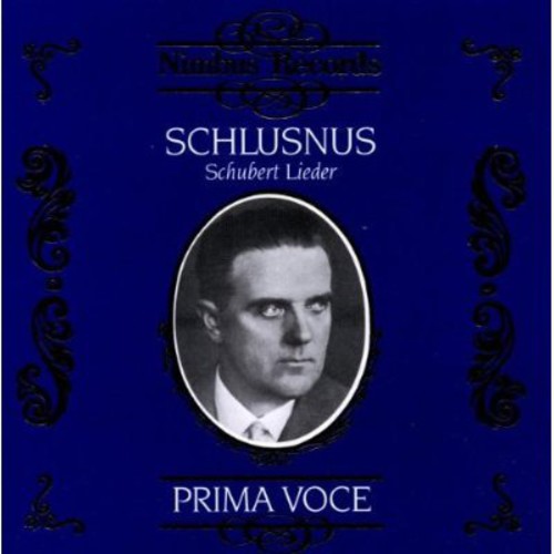 SCHUBERT, F.: Lieder (Schlusnus) (1927-1943)