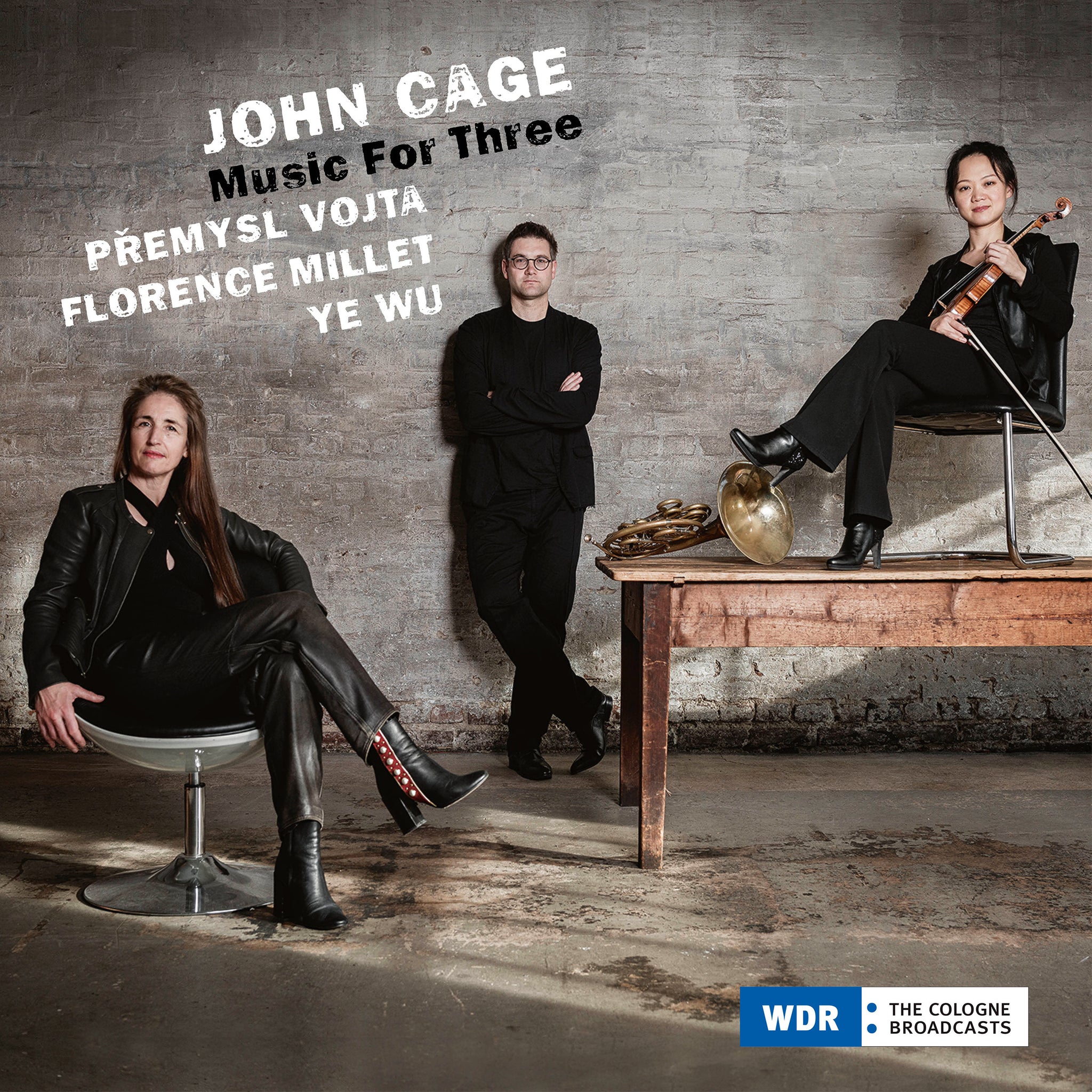 Cage: Music for Three / Přemysl Vojta, Ye Wu, Florence Millet