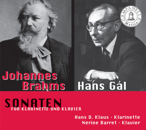 Brahms & Gal: Sonatas for Clarinet and Piano