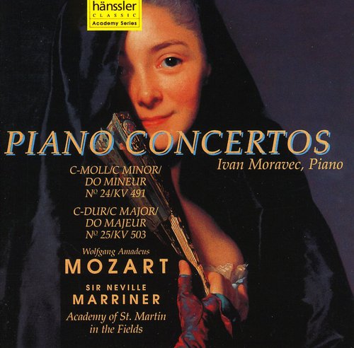 Mozart: Piano Concertos No 24 & 25 / Moravec, Marriner