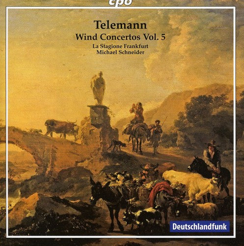 Telemann: Wind Concertos Vol 5 / Michael Schneider, La Stagione Frankfurt