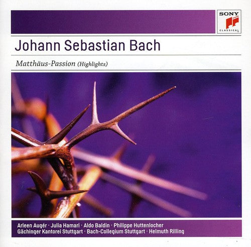 Bach: St. Matthew Passion (Highlights) / Rilling, Auger, Stuttgart Bach Collegium