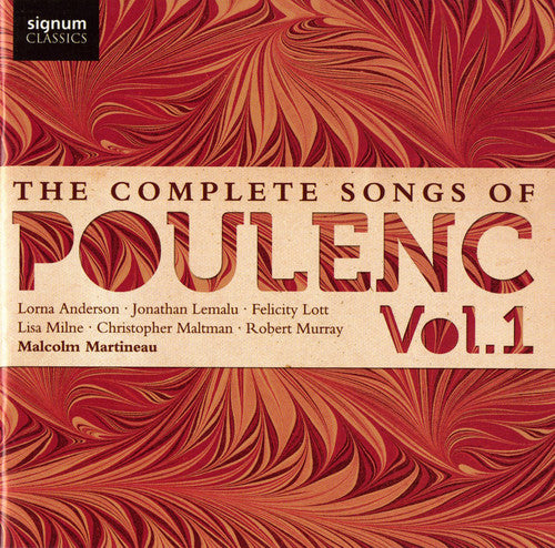 The Complete Songs of Poulenc, Vol. 1