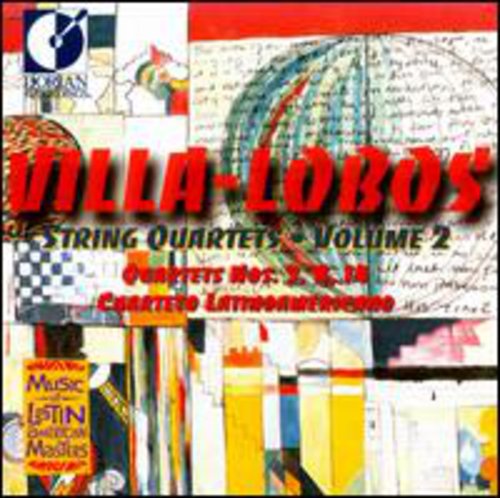 VILLA-LOBOS, H.: String Quartets, Vol. 2 - Nos. 3, 8, 14 (Qu