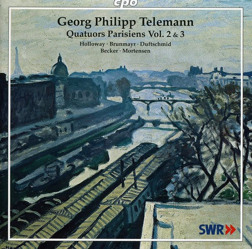 Telemann: Quatuors Parisiens, Vols. 2-3 / Holloway, Duftschmid, Becker, Mortensen