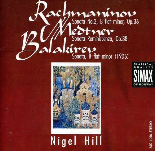 Rachmaninov, S.: Piano Sonata No. 2 / Balakirev, M.A.: Piano